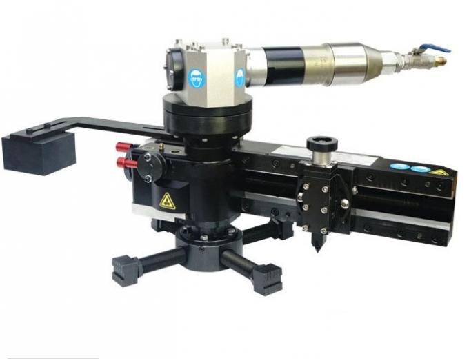 Machine d'abattage en taille portative de grande précision de bride de cannelure de joint de moteur servo